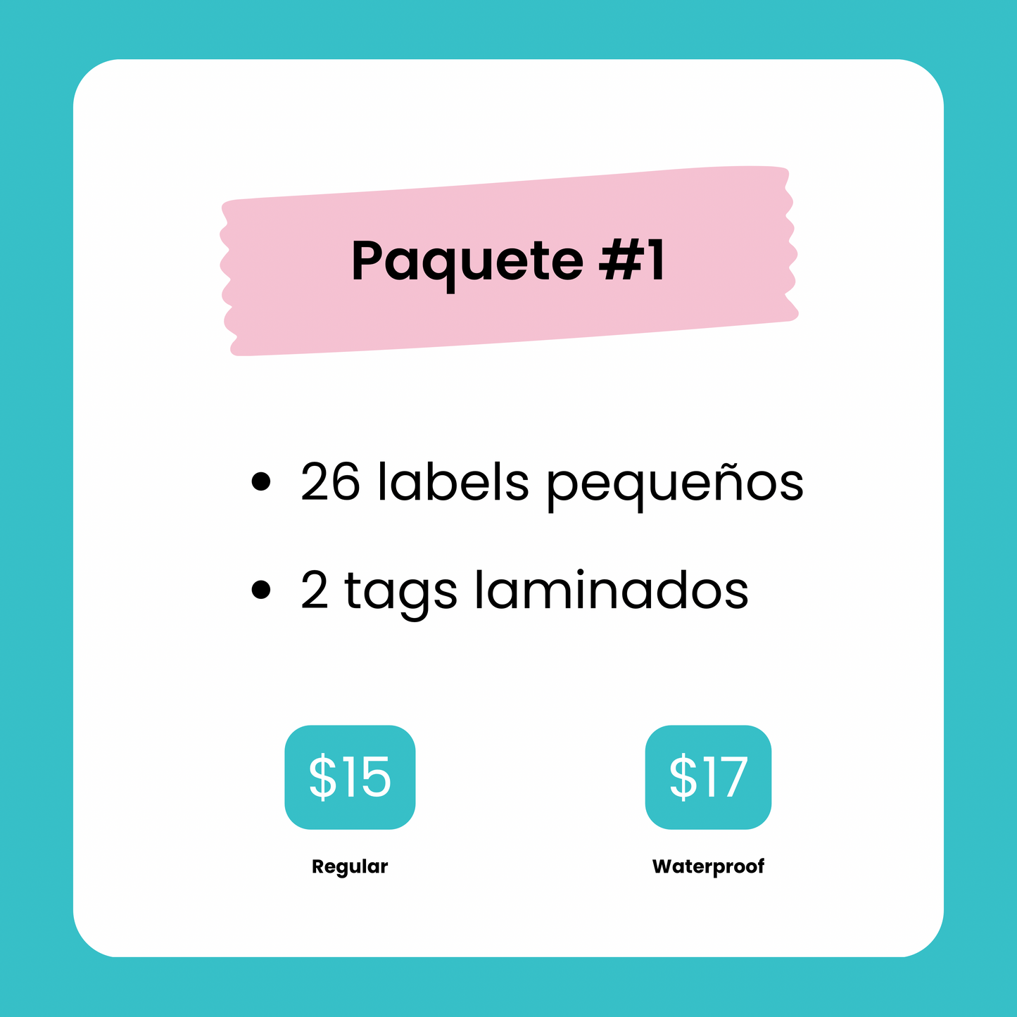 Paquete 1 - Back to School