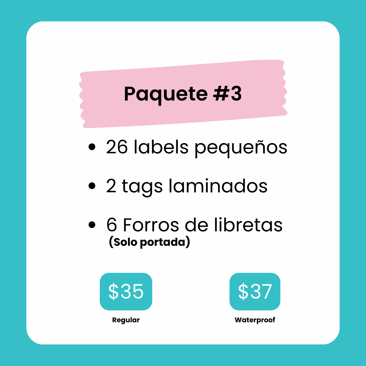 Paquete 3 - Back to School