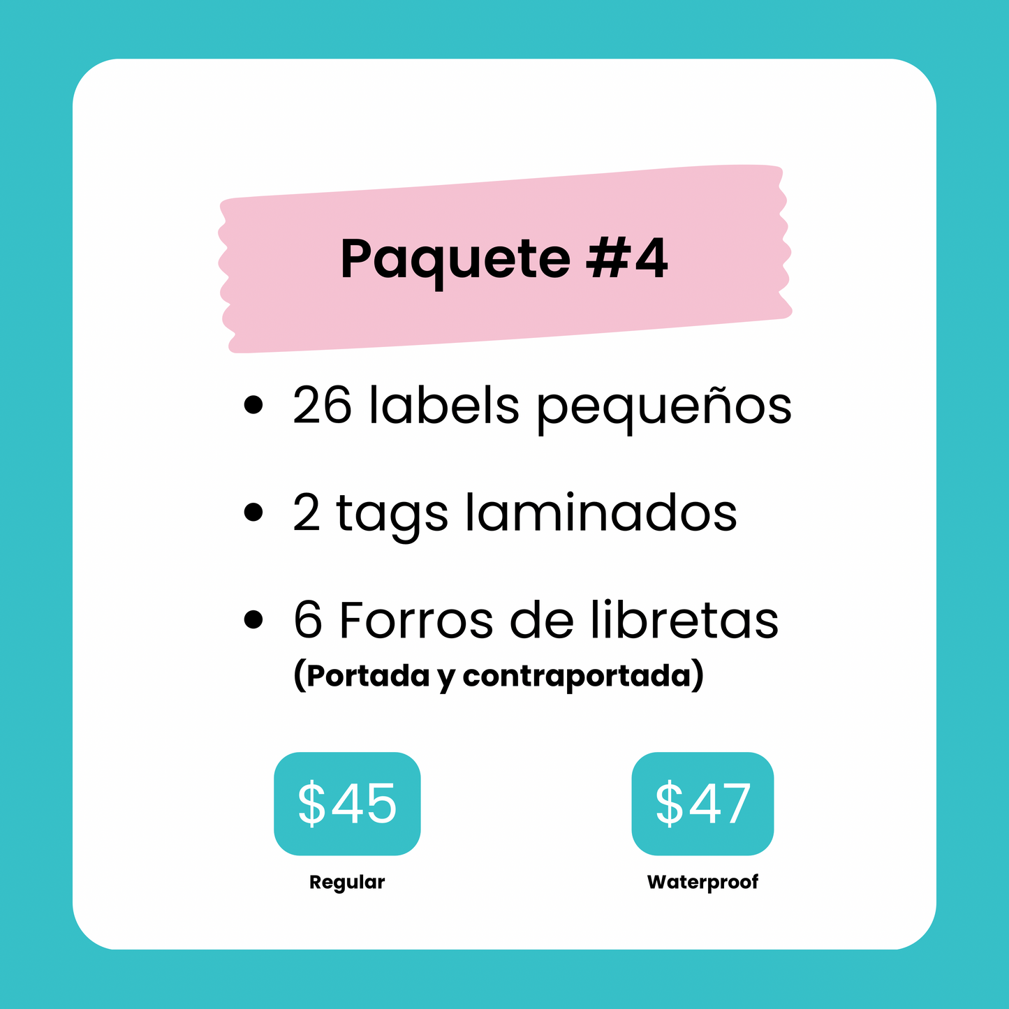 Paquete 4 - Back to School