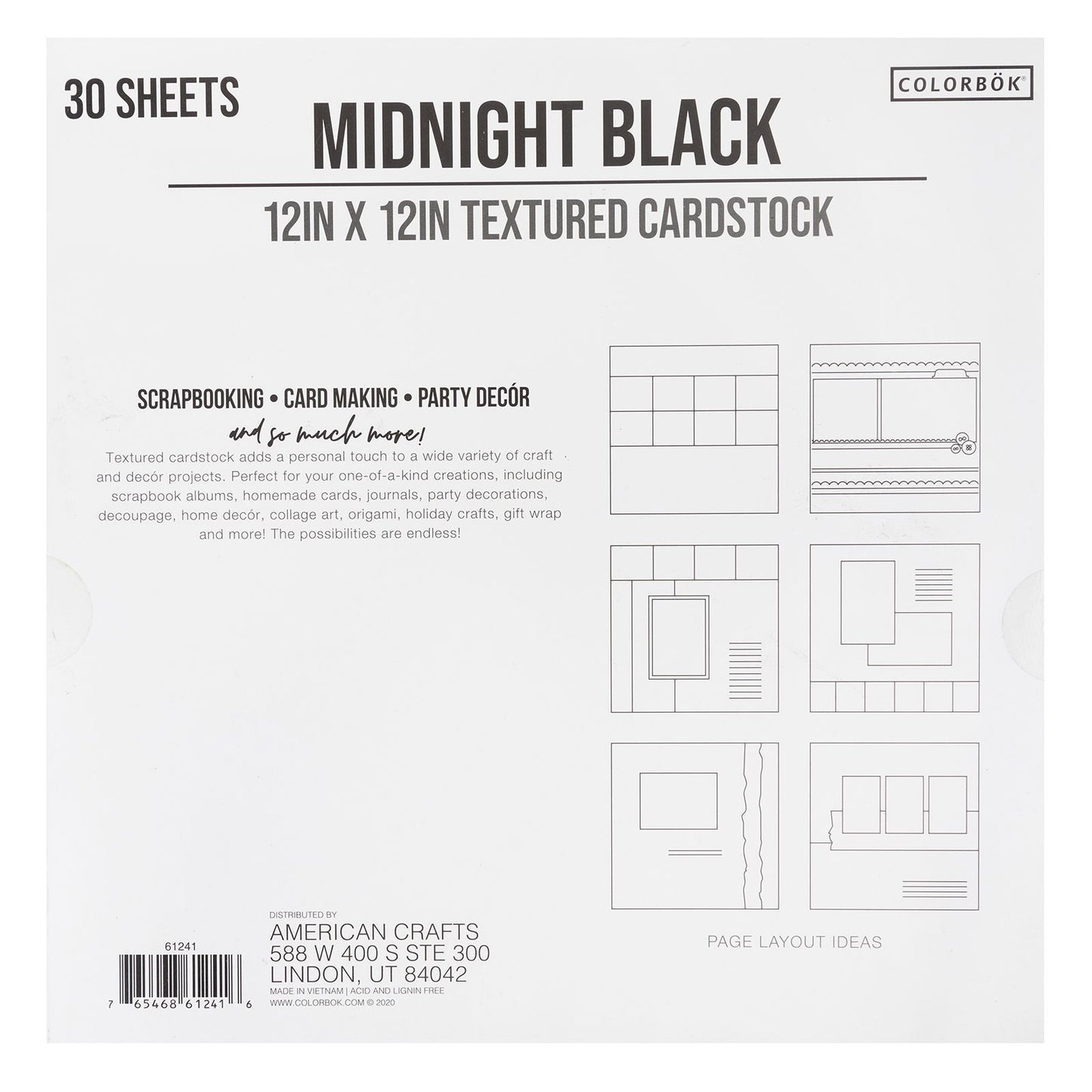 Paper Pad - Texture Black