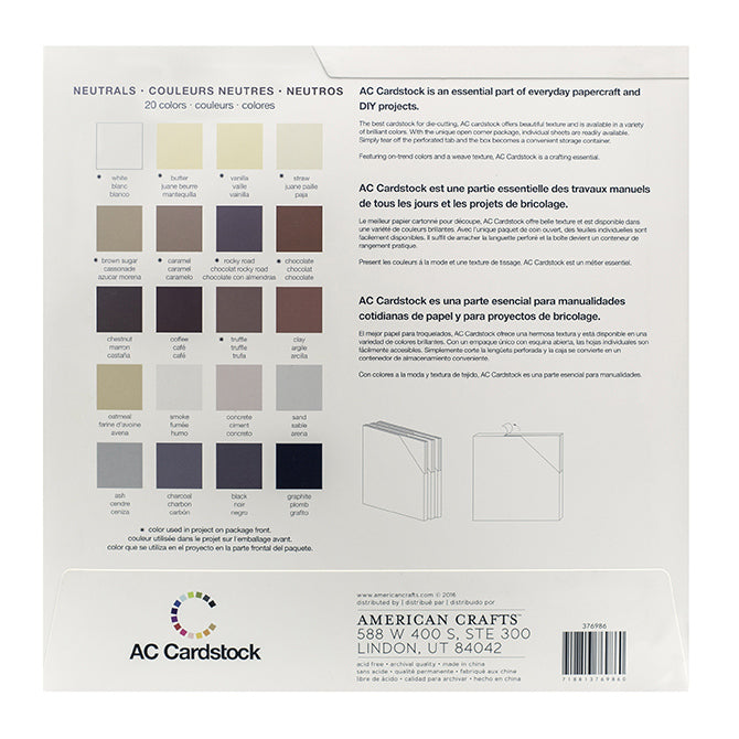 AC Cardstock Pack - Neutrals