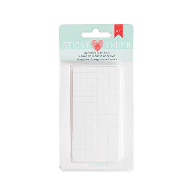 Foam White Squares - Adhesive - Tape