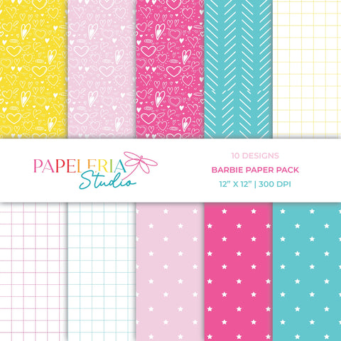 Papel Digital - Barbie