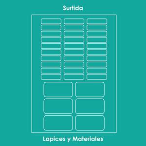 Etiquetas - Surtida Impermeable