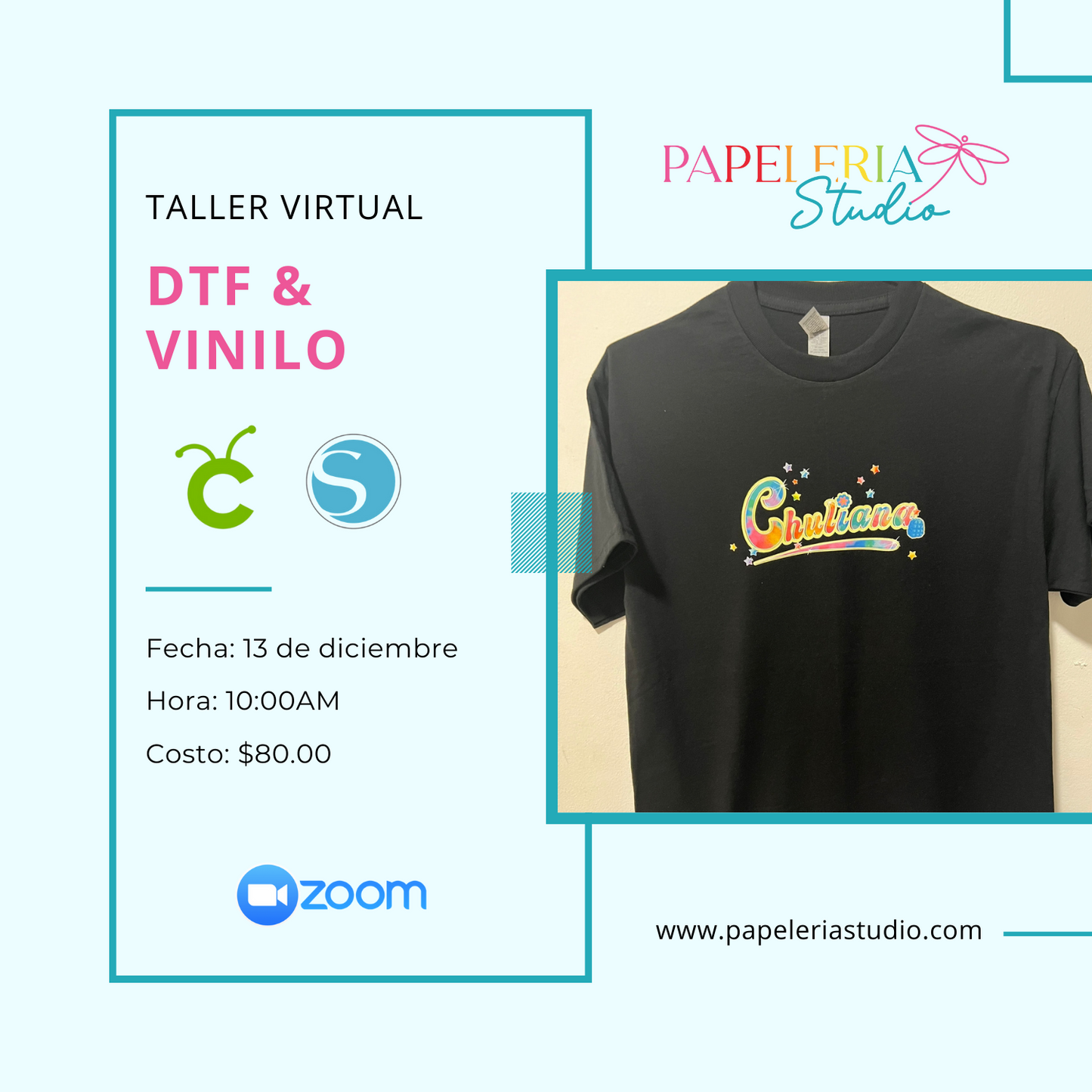 Trabaja con DTF y Vinyl Virtual