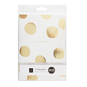 Notebook - Foil Gold