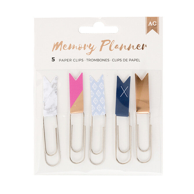 Banderas de clip de papel