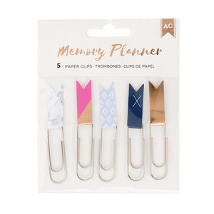 Banderas de clip de papel