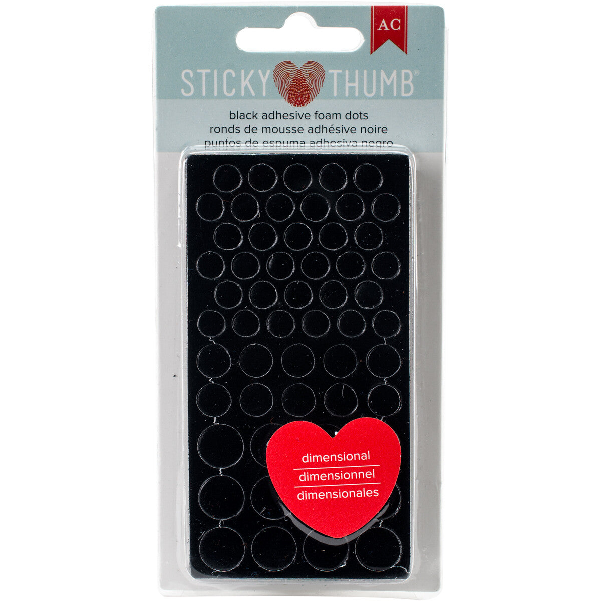 Foam Dots - Black