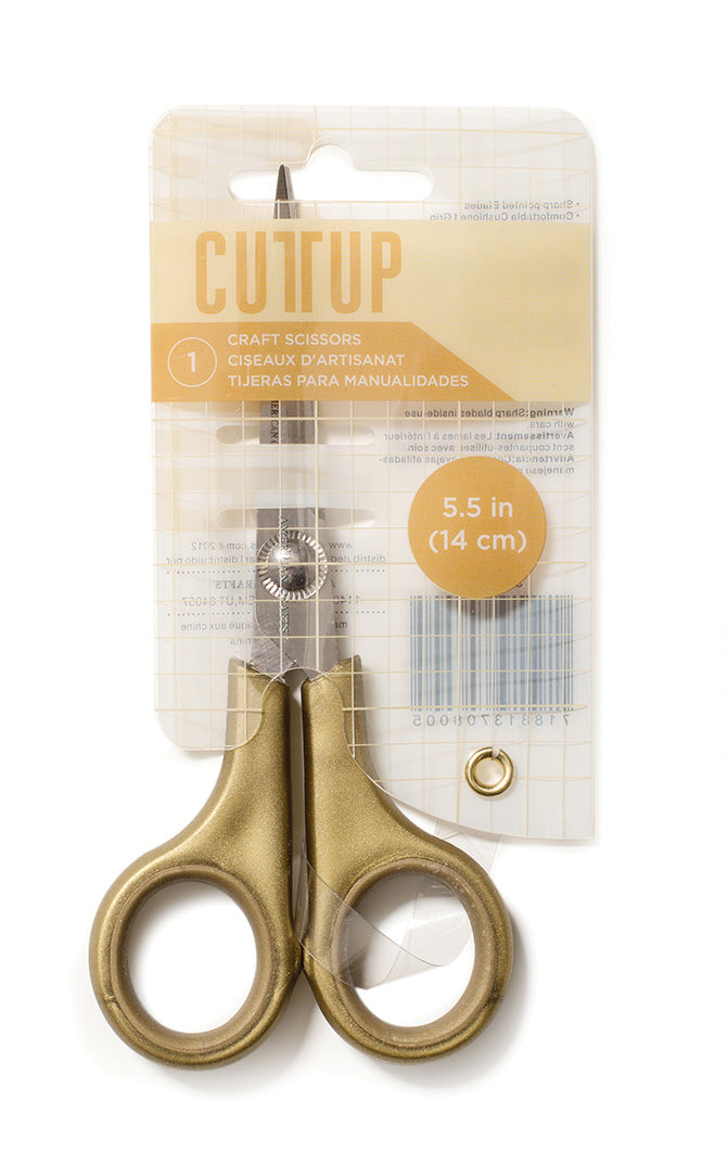 Craft Scissors - Gold 5.5"