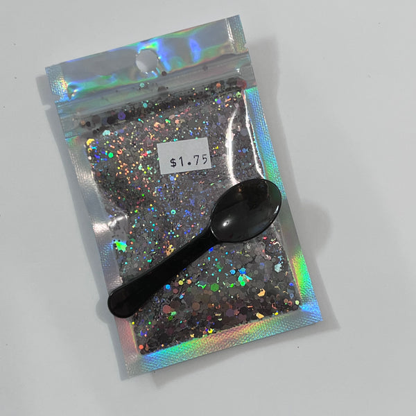 Brillo - Gris Carbón Holográfico