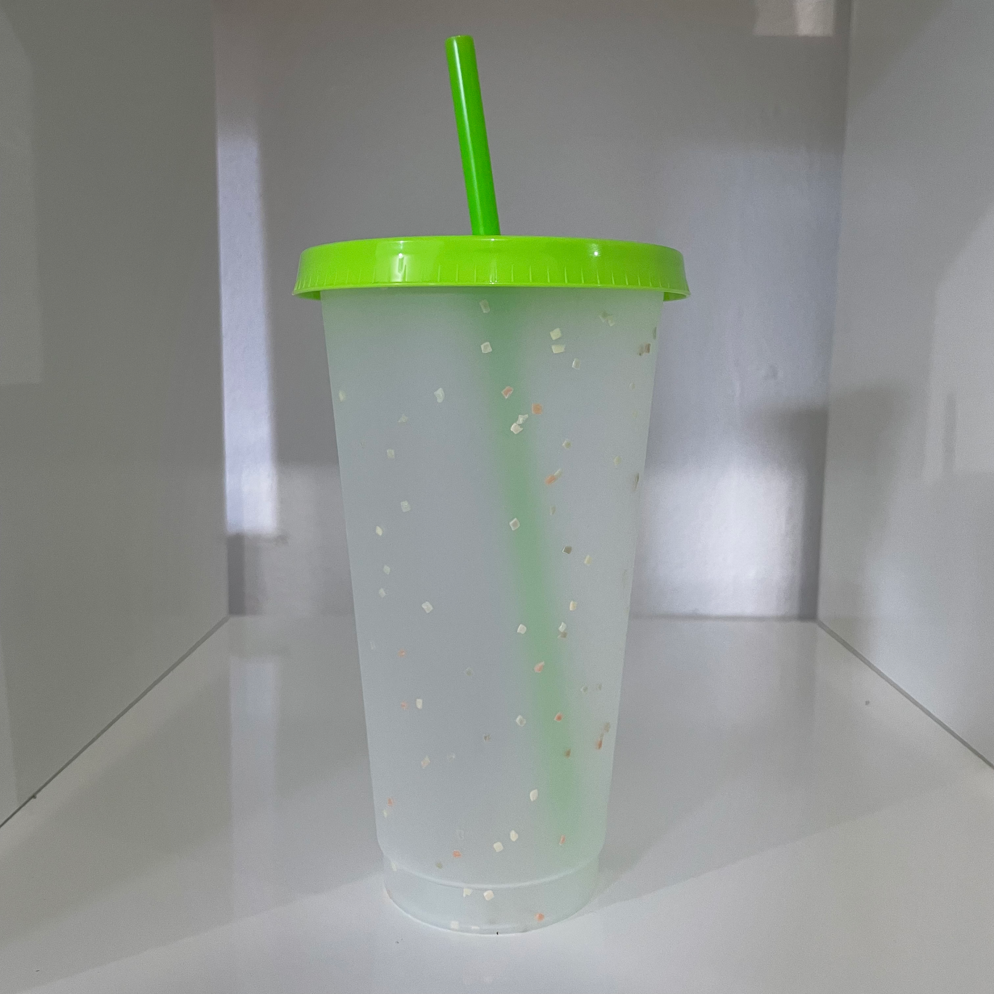 Vaso que cambia de color