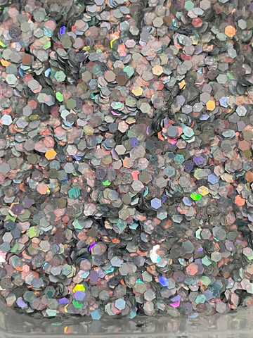 Glitter - Holographic Silver