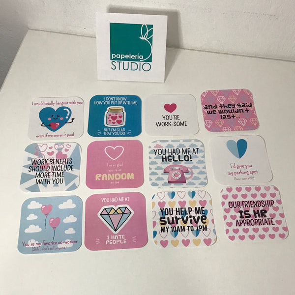 Tarjetas de San Valentin - Compañeros de Trabajo