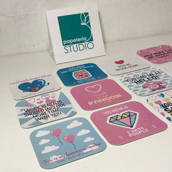 Tarjetas de San Valentin - Compañeros de Trabajo