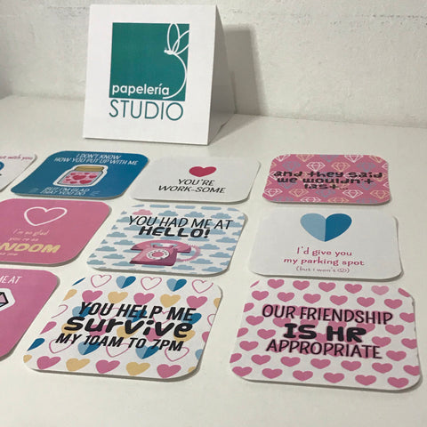 Tarjetas de San Valentin - Compañeros de Trabajo