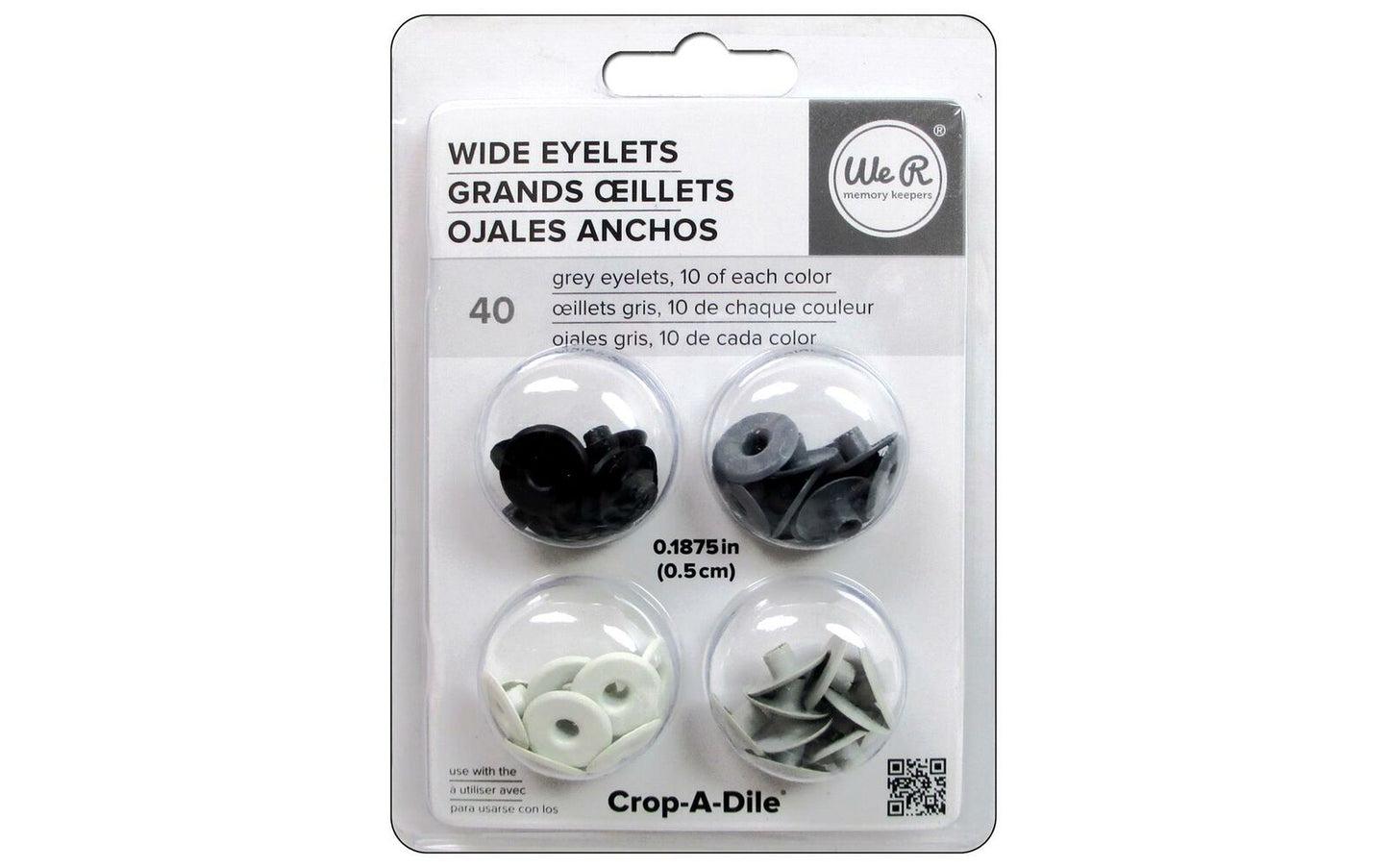 Wide Eyelets - Aluminum Grey
